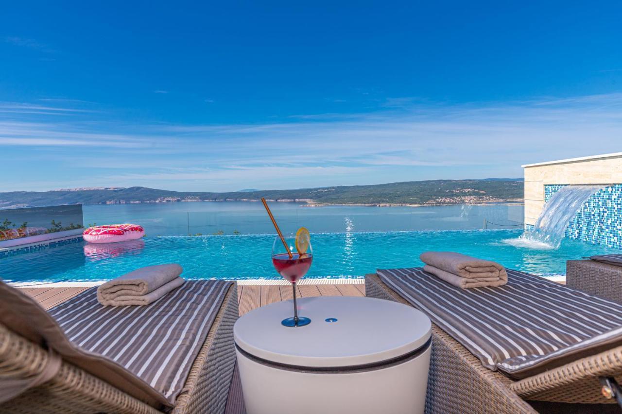 Villa Marassi With Heated Pool, Hot Tub And Sauna Crikvenica Exterior foto